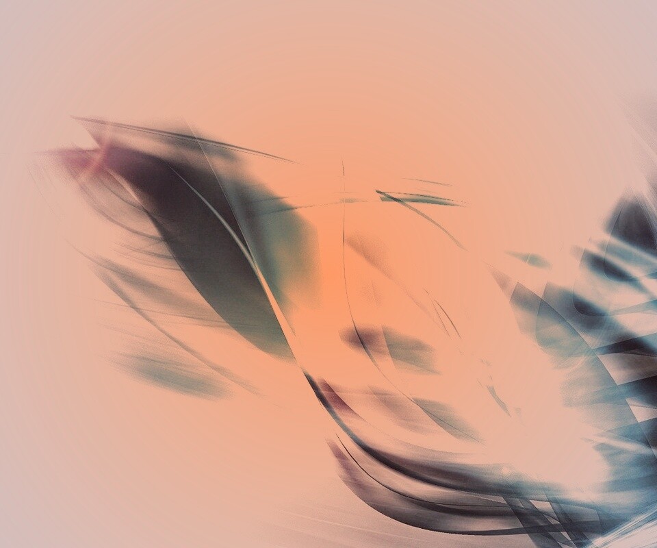 Светящиеся полупрозрачные волны обои