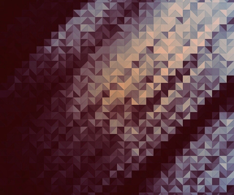 Синий квадратный узор обои