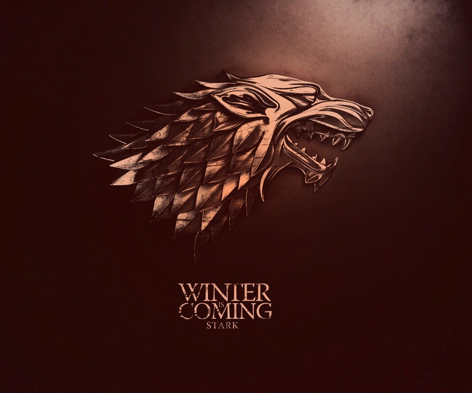 Металлический герб дома Старков обои