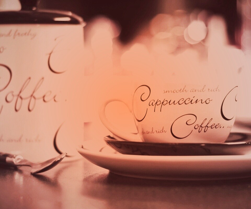 Чашечка капучино обои