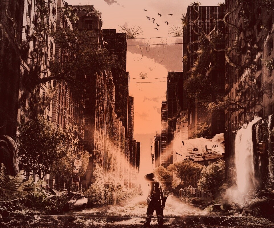 Постапокалиптический мир обои