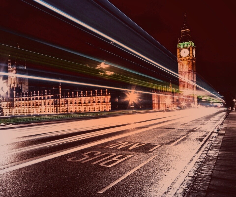 Ночной лондон обои