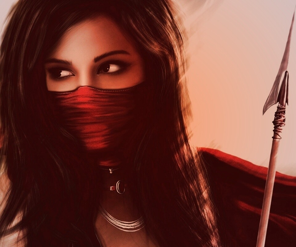 Девушка - ассасин обои