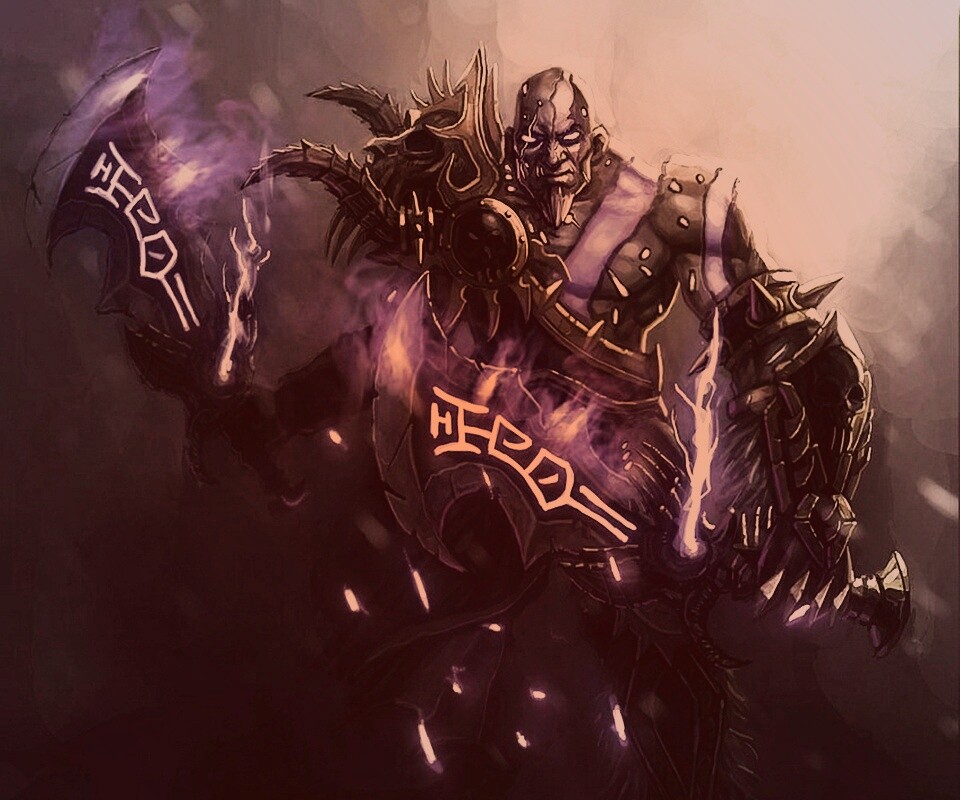 Андед с топорами обои