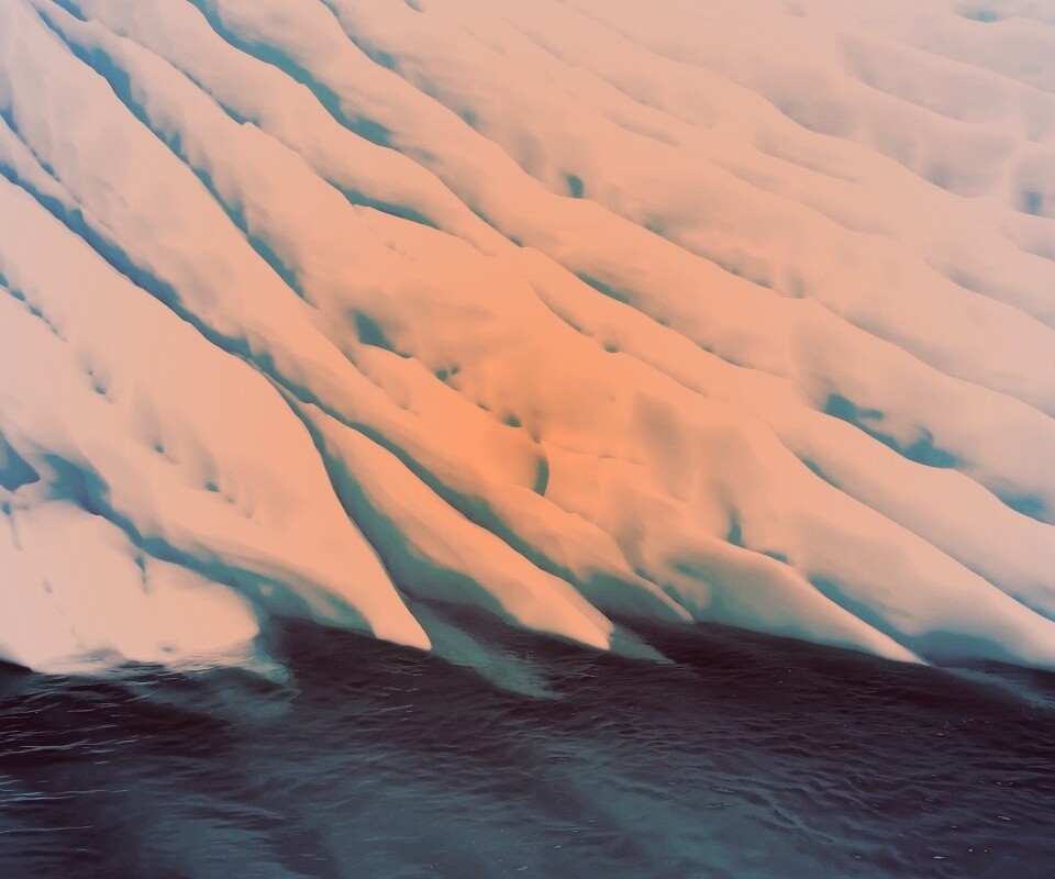 Борозды во льду обои