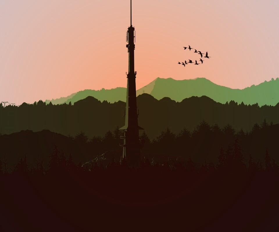 Зеленые горы обои