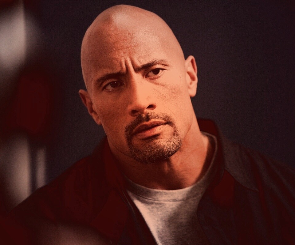 Dwayne johnson, Actor, Bald, Hair, Celebrity обои