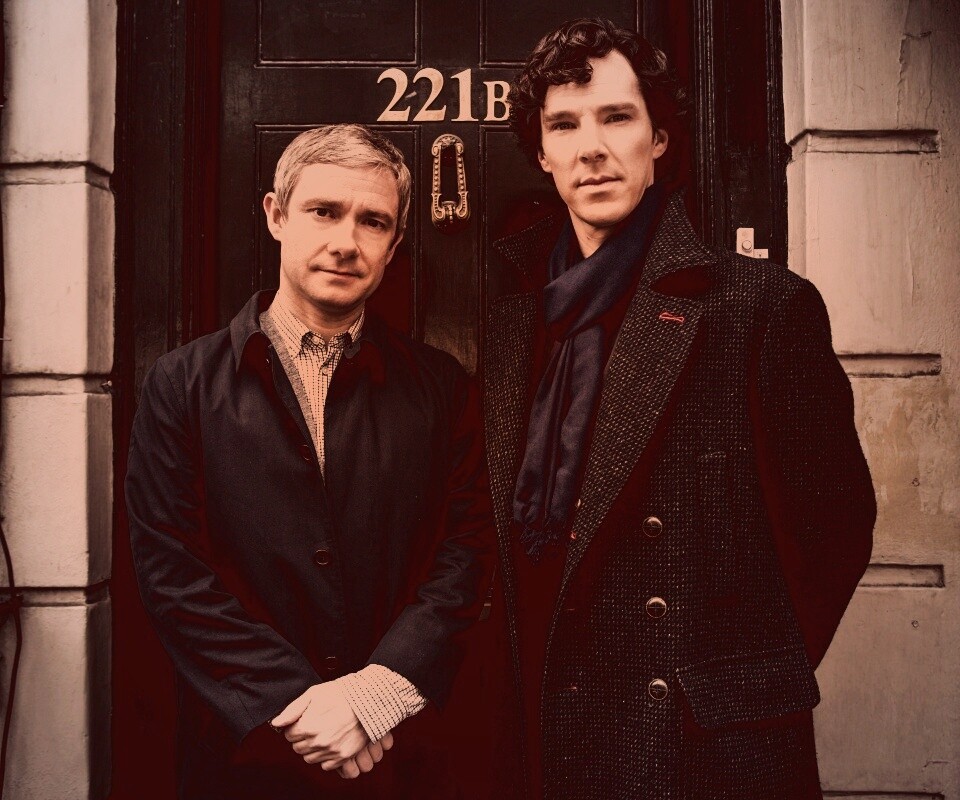 Шерлок и Ватсон обои