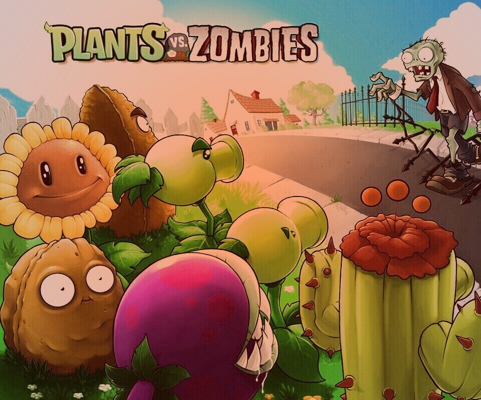 Plants vs zombies обои