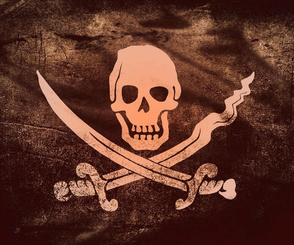 Пиратский флаг обои