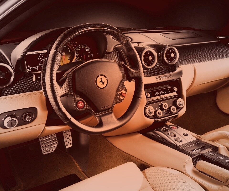 Салон феррари обои