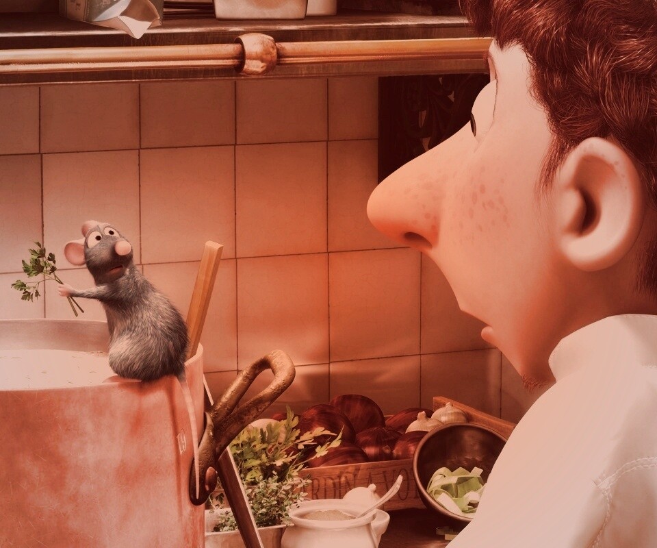 Рататуй варит суп обои