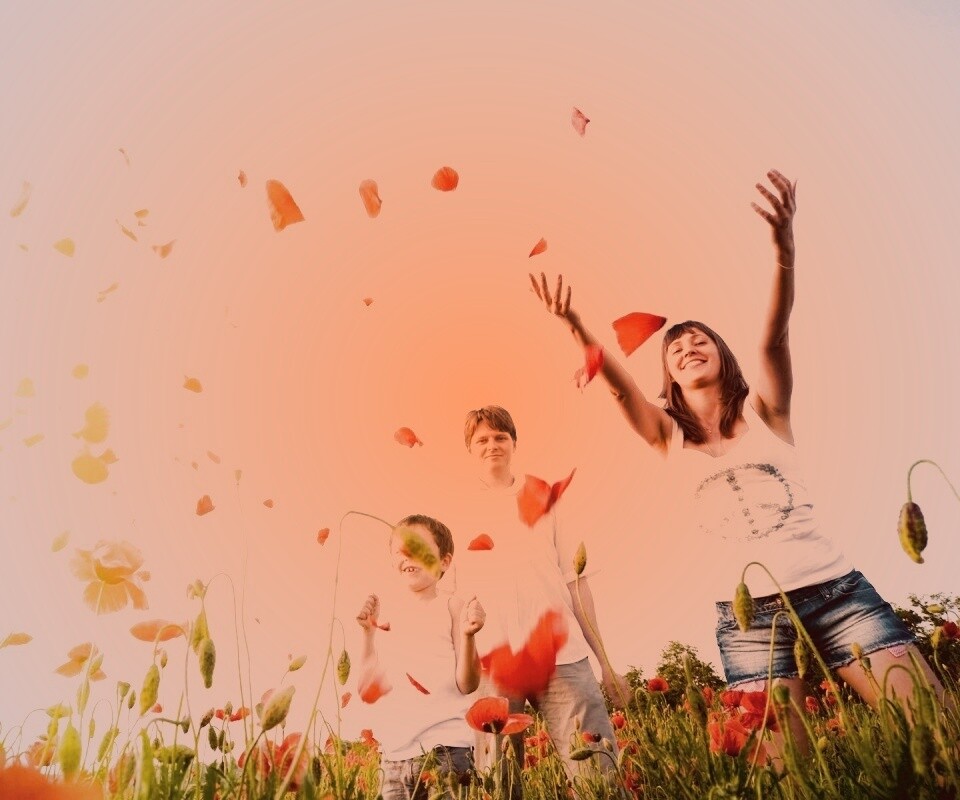 Счастье и радость обои