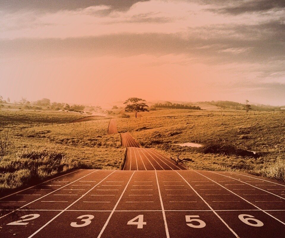 Бесконечная беговая дорожка обои