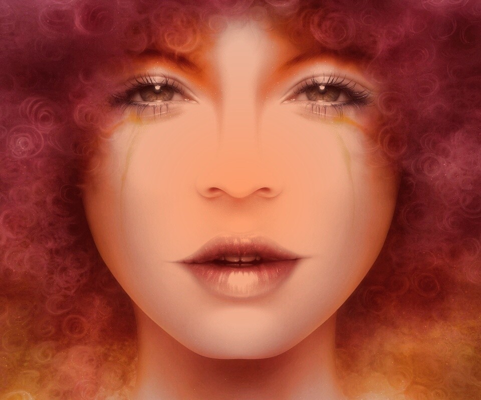 Карамельное личико обои