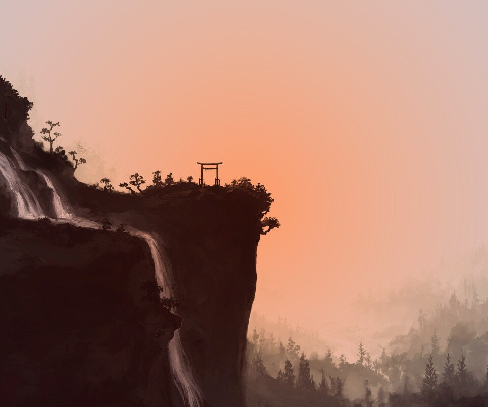 Пейзаж в китае обои