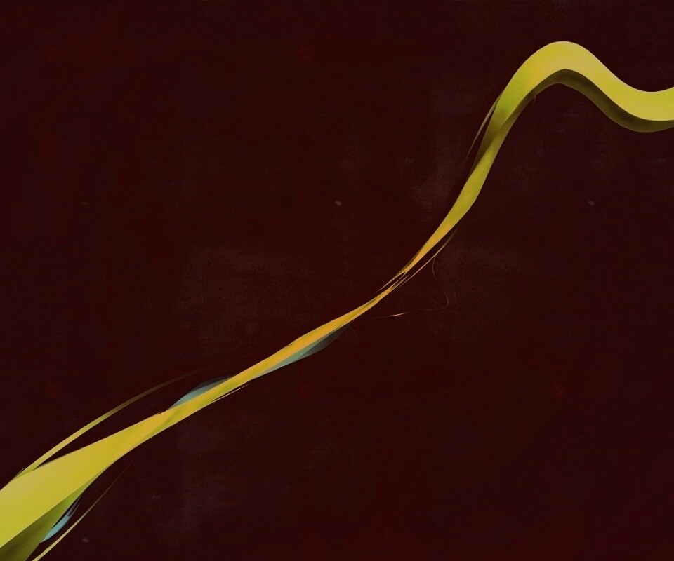 Яркая зеленая линия обои