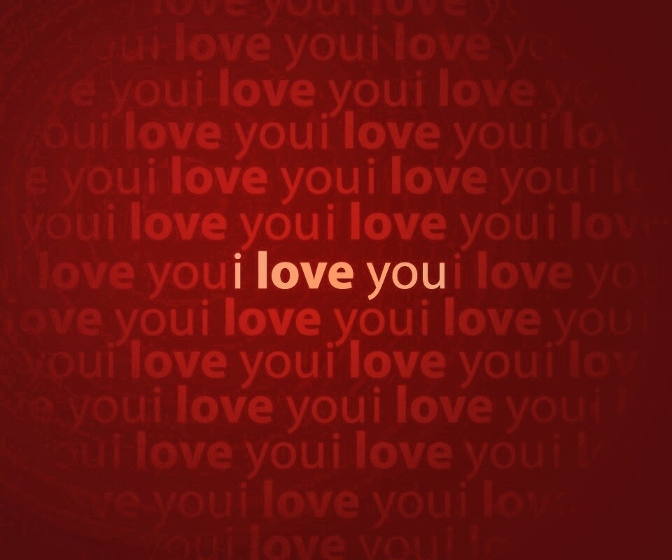 Я люблю тебя обои