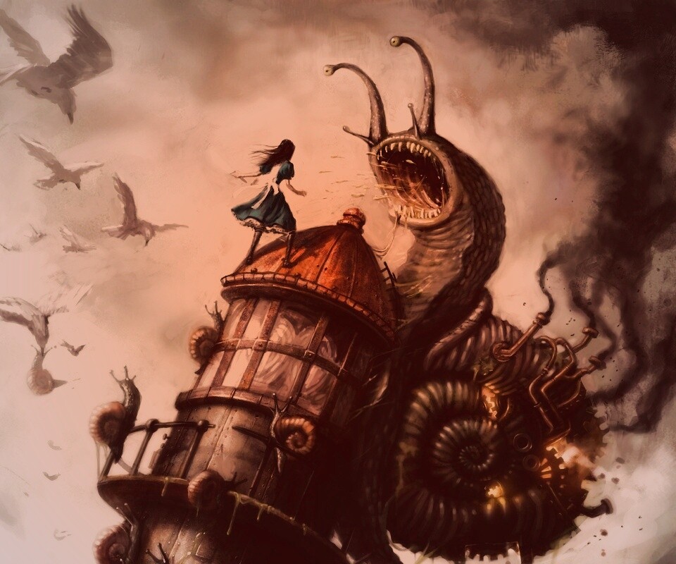 Битва с механической улиткой обои