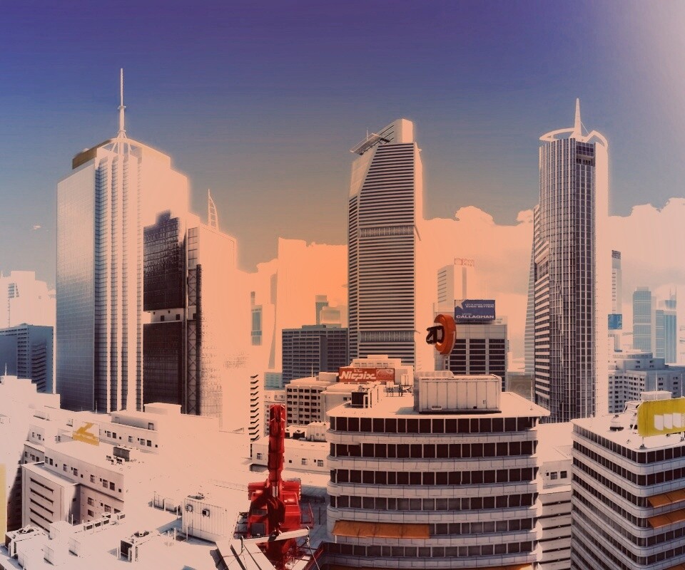 Город Mirrors Edge обои