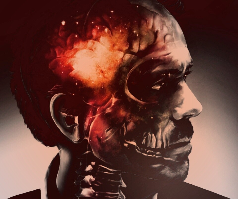 В голове Хауса обои