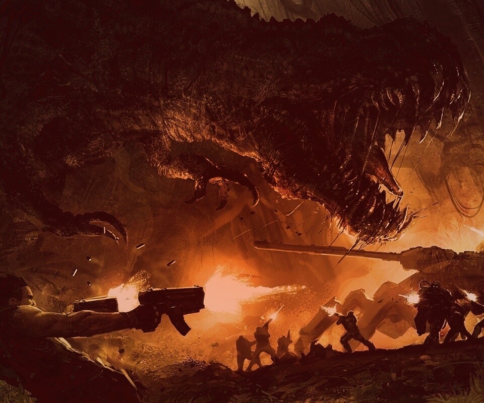 Динозавр обои