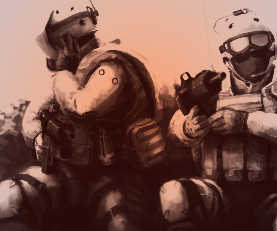 Спецназ в засаде обои