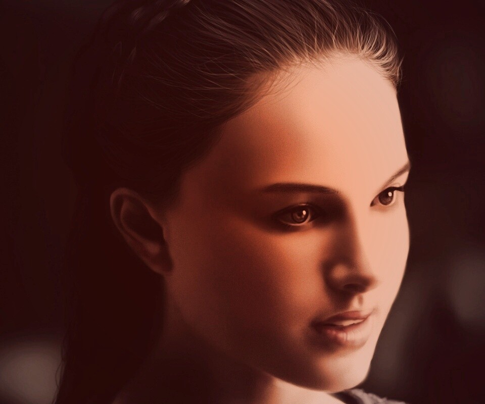 Лицо девушки обои