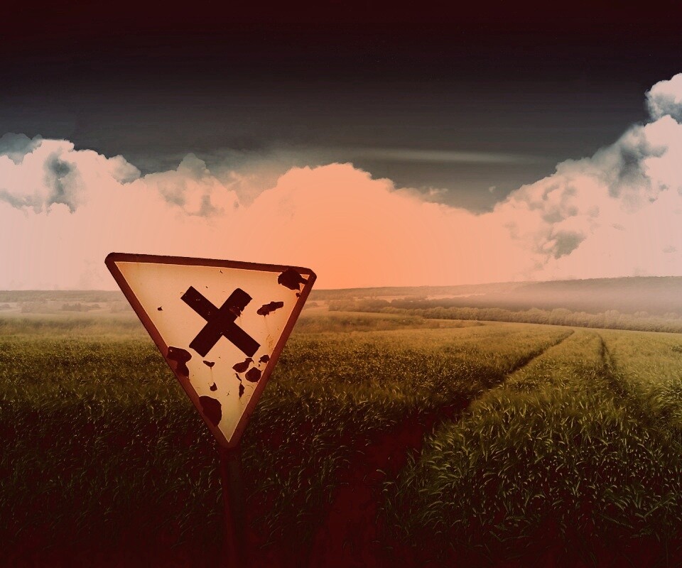 Знак с крестом обои