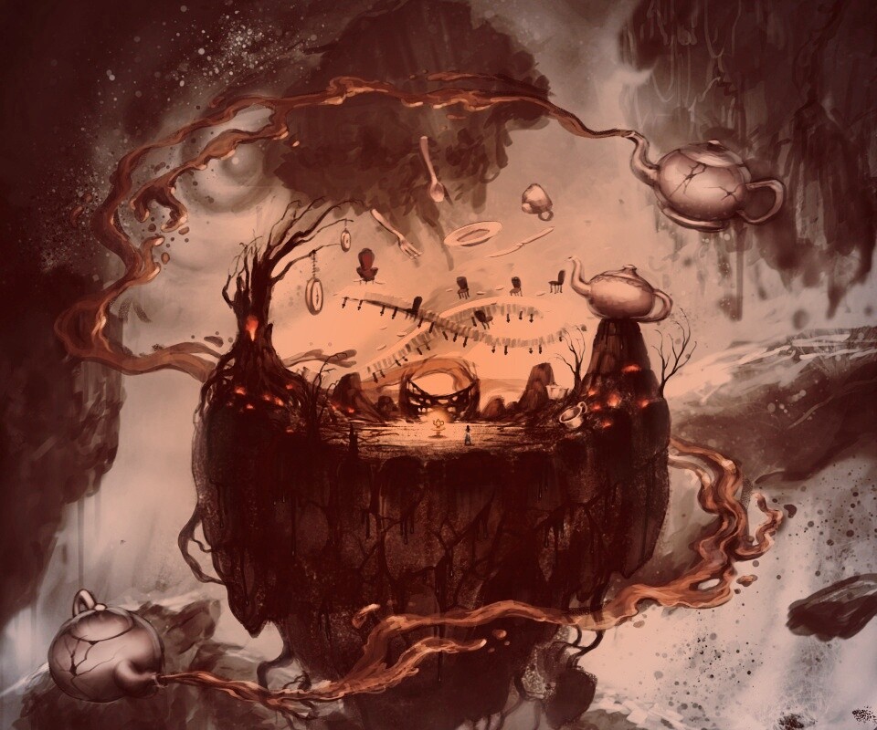 Алиса в стране чудес обои