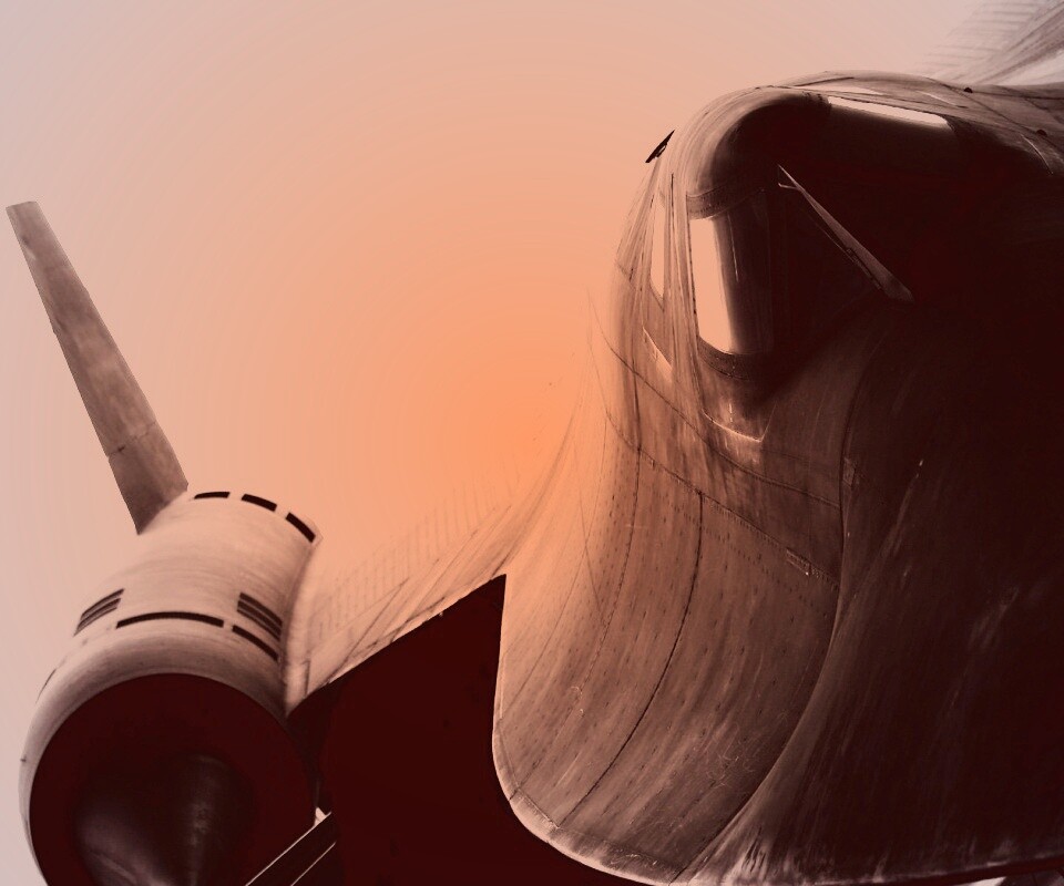 Самолет SR-71 BlackBird обои