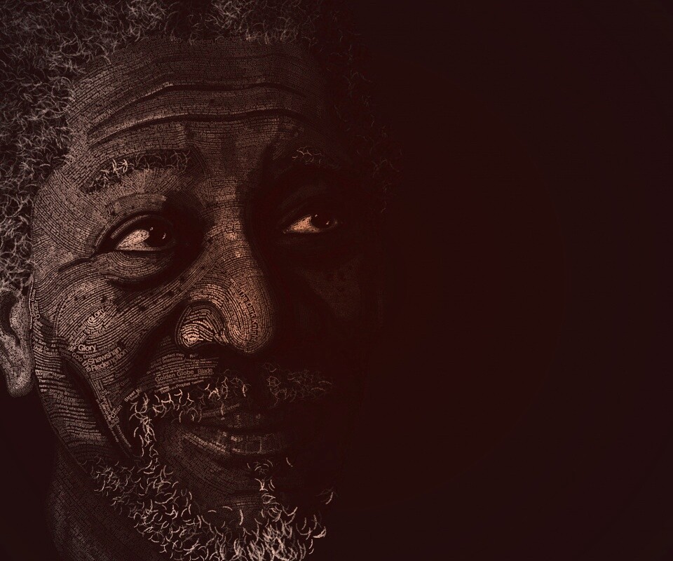 Морган Фриман — текстовый портрет обои