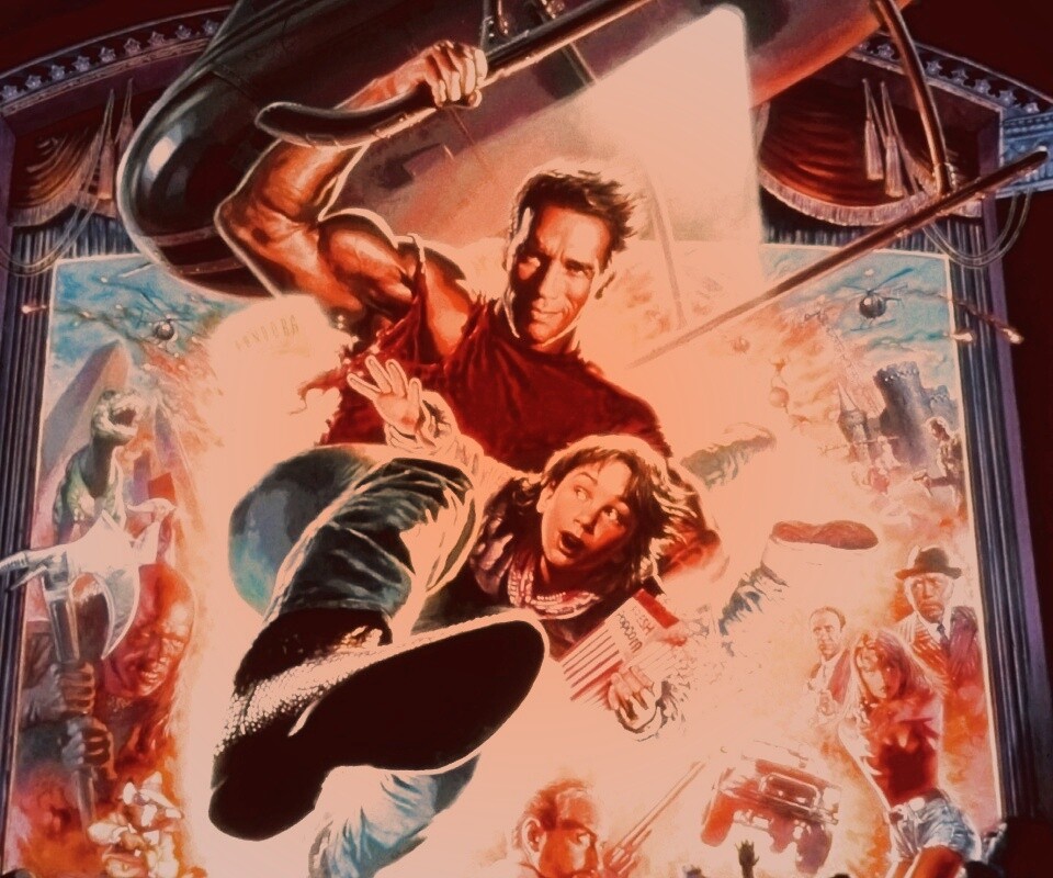 Последний герой боевика обои