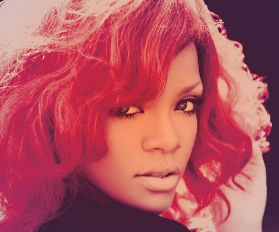 Огненная Рианна обои