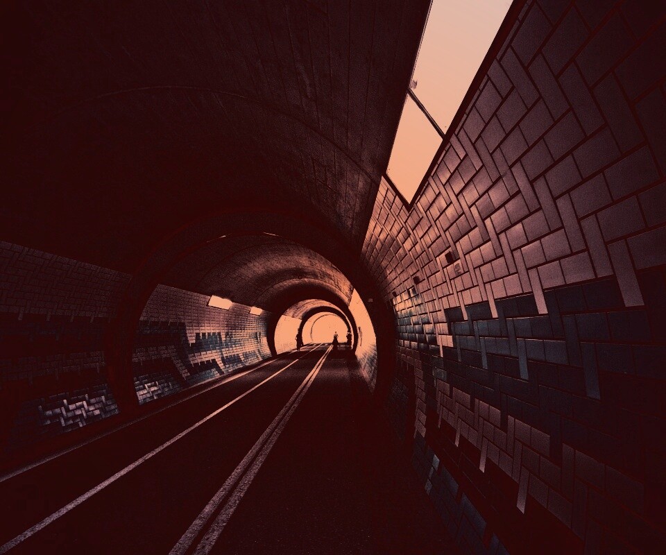 Пешеходный тоннель обои