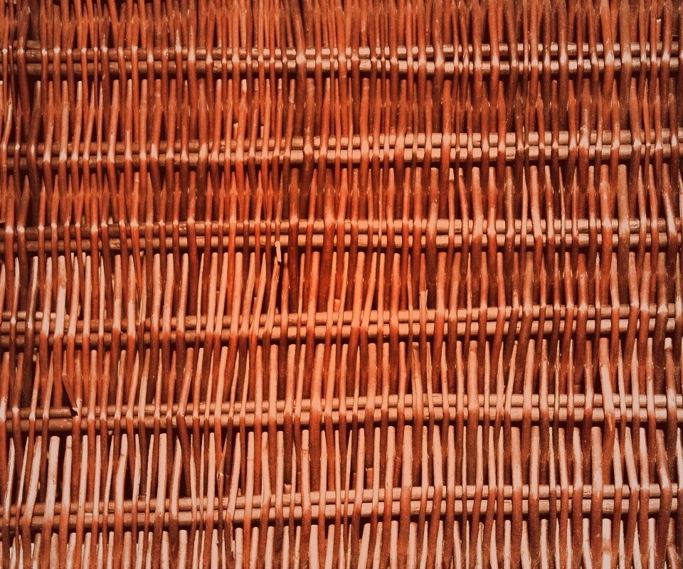 Плетёный забор обои