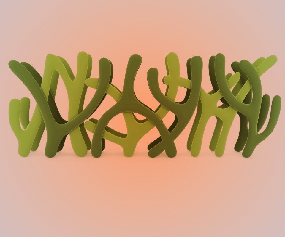 Абстрактные растения обои