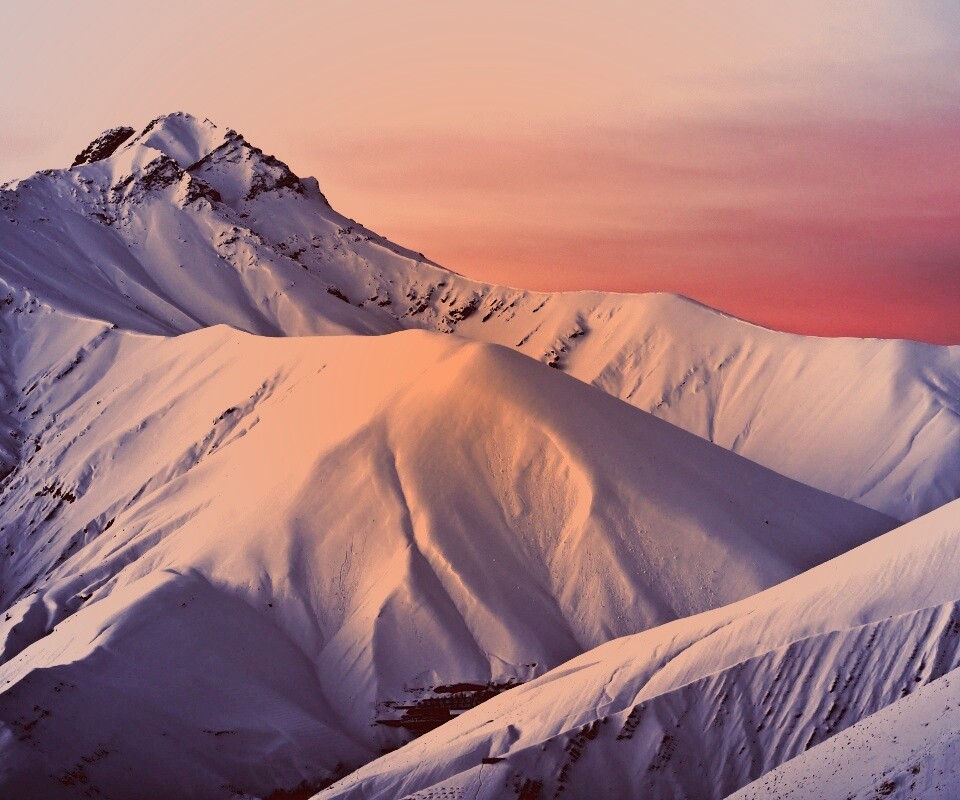 Снежные вершины обои