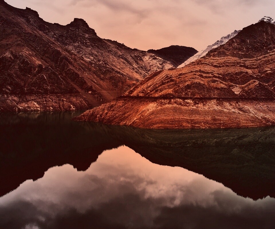 Горное озеро обои