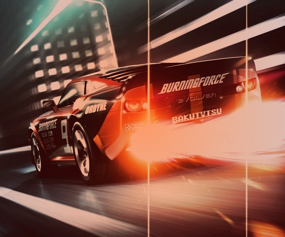 Ночное нитро обои