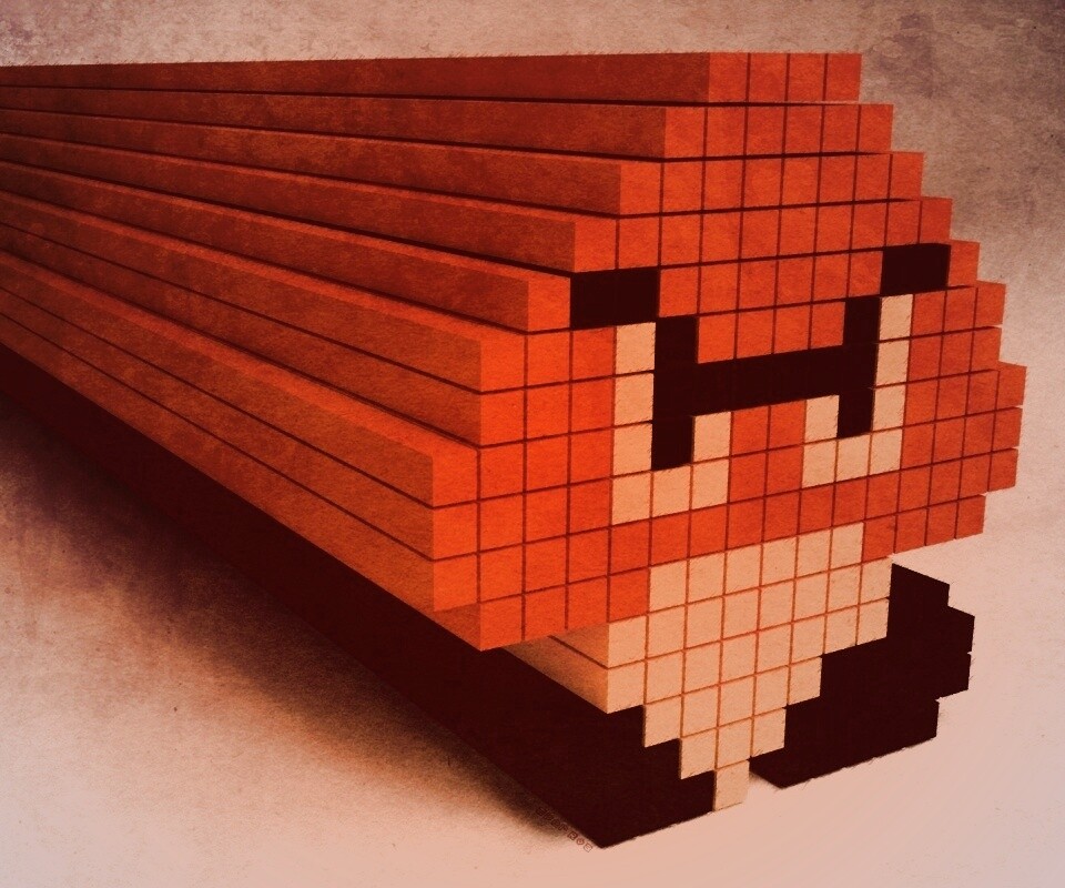 Злой гриб из марио обои