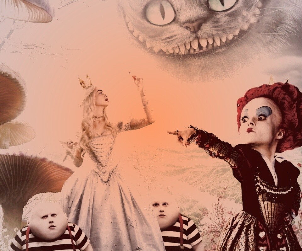 Персонажи из "Алиса в стране Чудес" обои