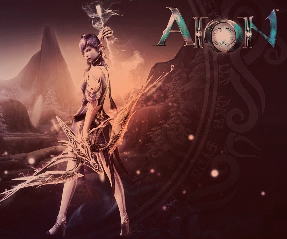 Эльфийка из Aion обои