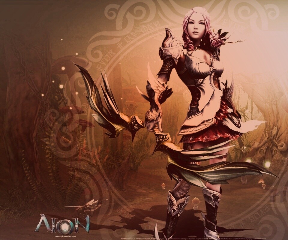 Лучница из Aion обои