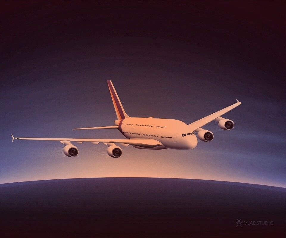 Аэробус А380 обои
