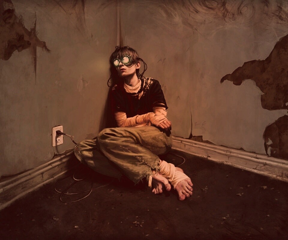 Потерянный в виртуальном мире обои