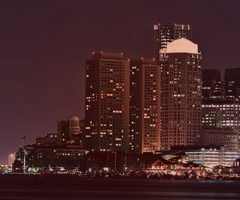 Панорама города обои