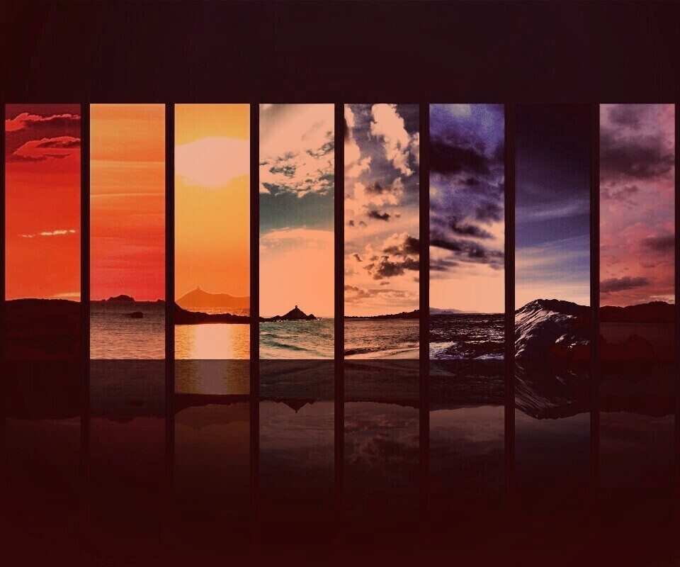 Небесный спектр обои