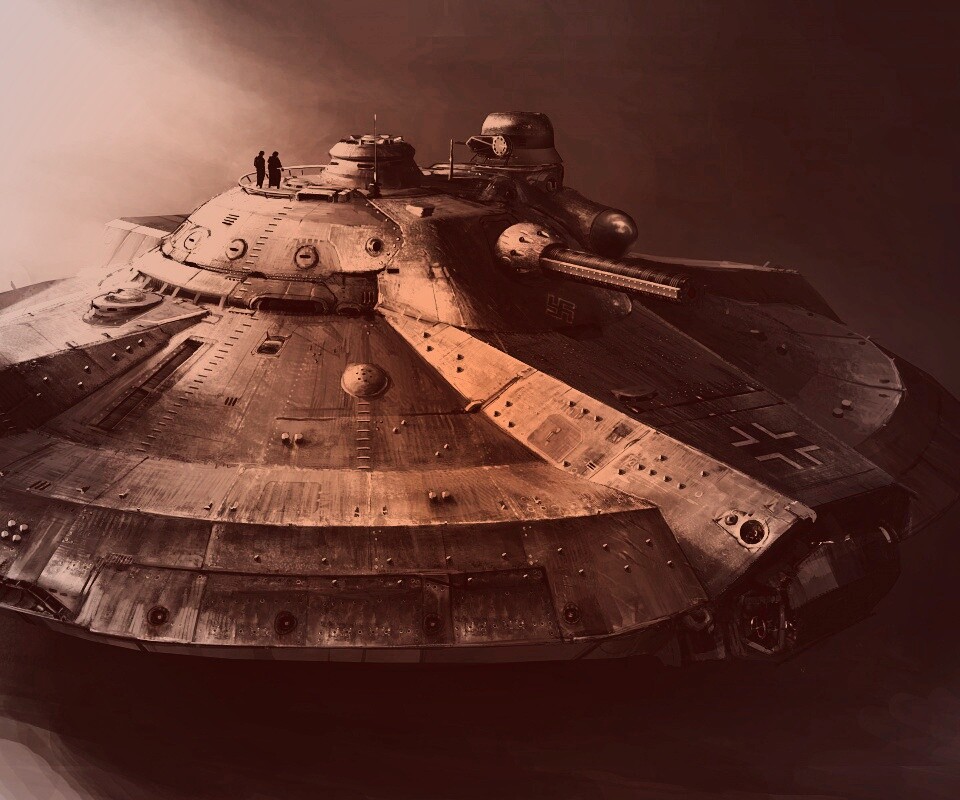 Летающая тарелка. Разработка Рейха. обои