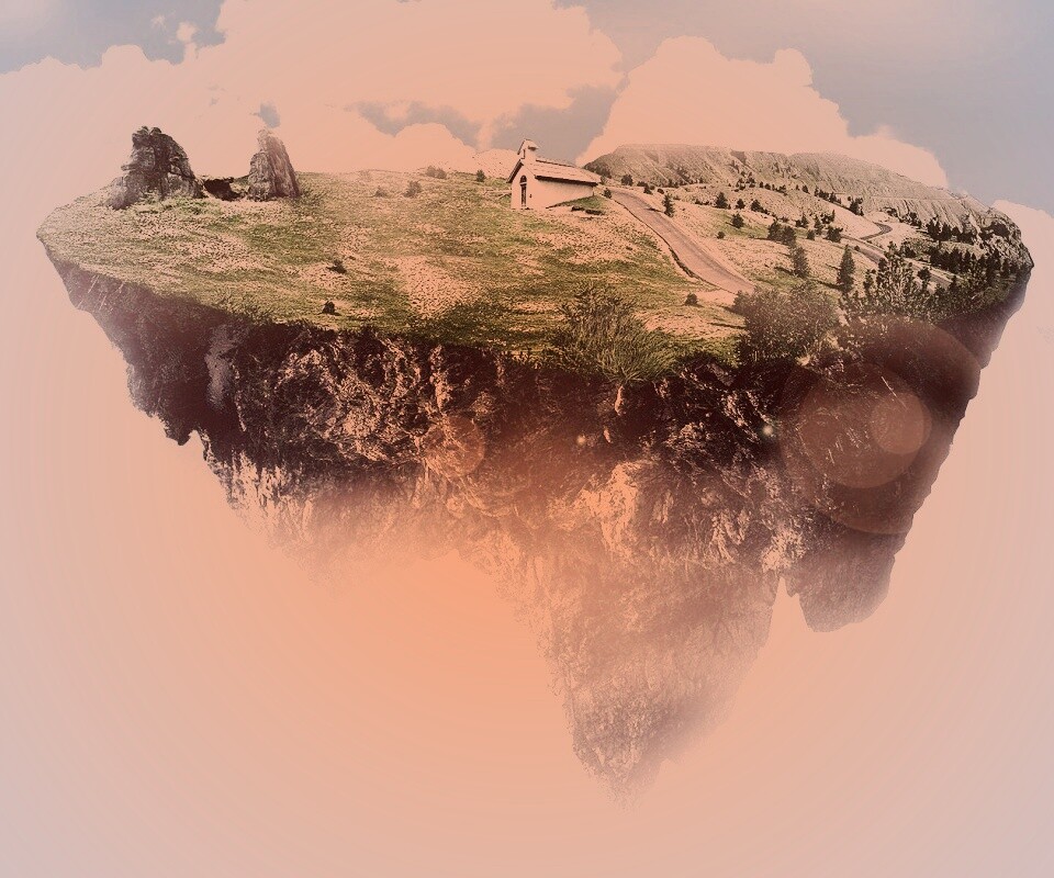 Летающий острв обои